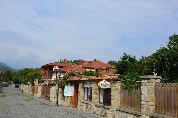 Cáucaso Geórgia Mtskheta Viajar Cidade Velha Construindo Pavimentação — Fotografia de Stock