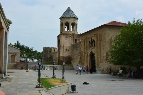 Cáucaso Geórgia Mtskheta Viajar Catedral Svetitskhoveli — Fotografia de Stock