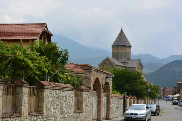 Cáucaso Geórgia Mtskheta Viajar Catedral Svetitskhoveli — Fotografia de Stock