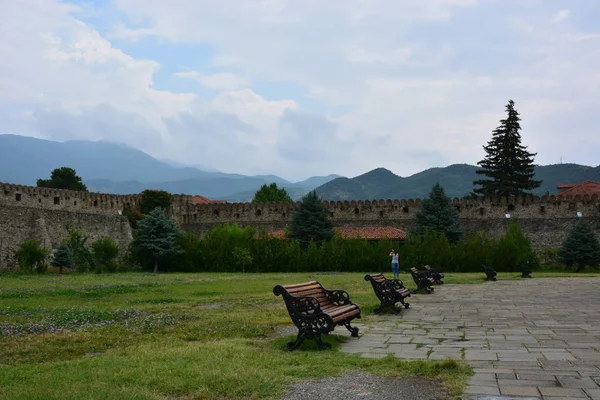 Cáucaso Geórgia Mtskheta Viajar Catedral Svetitskhoveli — Fotografia de Stock