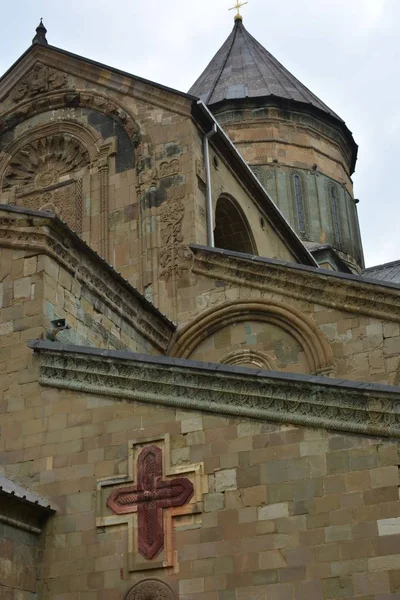 Cáucaso Geórgia Mtskheta Viajar Catedral Svetitskhoveli — Fotografia de Stock