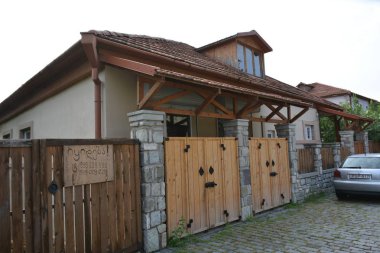 Kafkasya, Gürcistan, Mtskheta, seyahat, eski şehir, bina, kaldırım