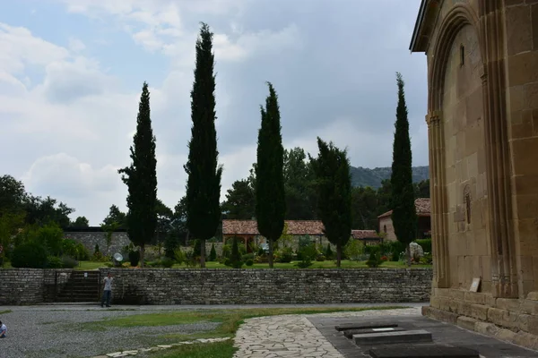 Caucaso Georgia Mtskheta Viaggio Città Vecchia Edificio Pavimentazione — Foto Stock