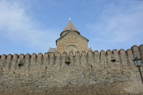 Caucasus Georgia Mtskheta Travel Svetitskhoveli Cathedral — Stock Photo, Image