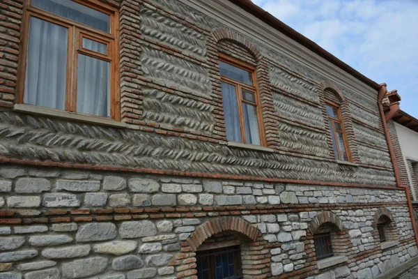 Cáucaso Geórgia Mtskheta Viajar Cidade Velha Construindo Pavimentação — Fotografia de Stock