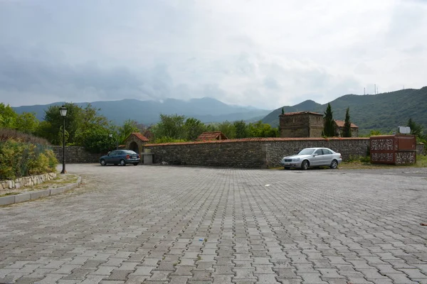 Caucaso Georgia Mtskheta Viaggio Città Vecchia Edificio Pavimentazione — Foto Stock