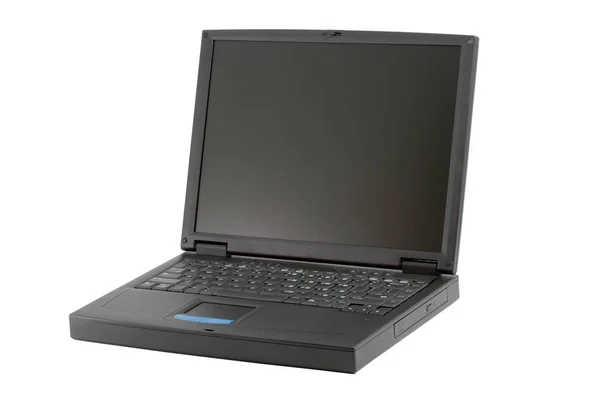 İzole eski tip laptop