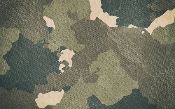 Vuile camouflage stof textuur voor achtergrond — Stockfoto