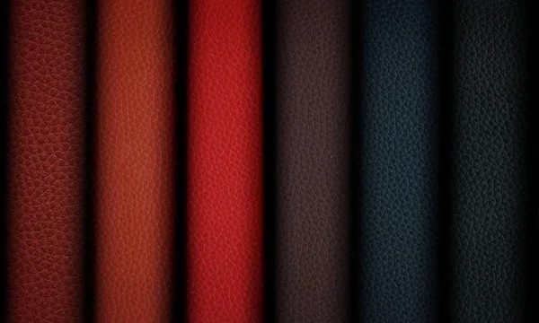 En bild av en fin läder bakgrund. Kohud textur. — Stockfoto