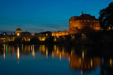Geceleri Roma manzarası
