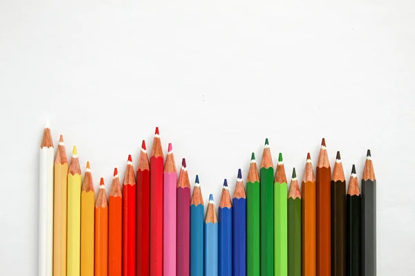 Many Colorful Pens Several Arrangements — Stock Photo, Image