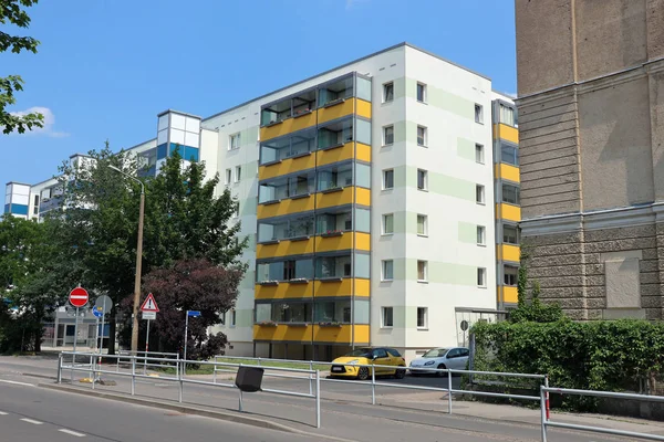 tipik modernize gdr mimari Leipzig şehir merkezi