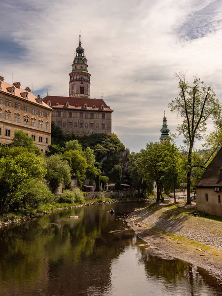 Vue Sur Ville Patrimoine Mondial Unesco Cesky Krumlov République Tchèque — Photo