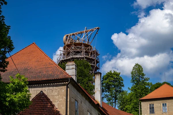 Rozmberk Nad Vltavou C株式会社 Represiki 10May2018号 捷克历史名城罗兹姆伯克 Nad Vltavou 的历史建筑 — 图库照片