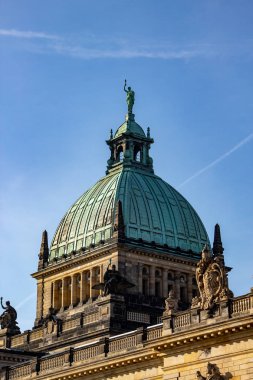 Panorama Federal İdare Mahkemesi Leipzig - Almanya mavi sk at