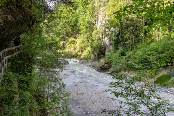 Buerser Schlucht Vorarlberg Austria Los Paisajes Más Bellos Los Alpes — Foto de Stock