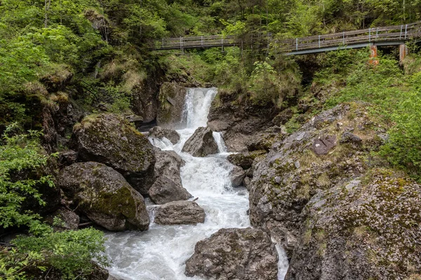 Buerser Schlucht Vorarlberg Austria Most Beautiful Landscapes Alps Almost Primeval — Stock Photo, Image