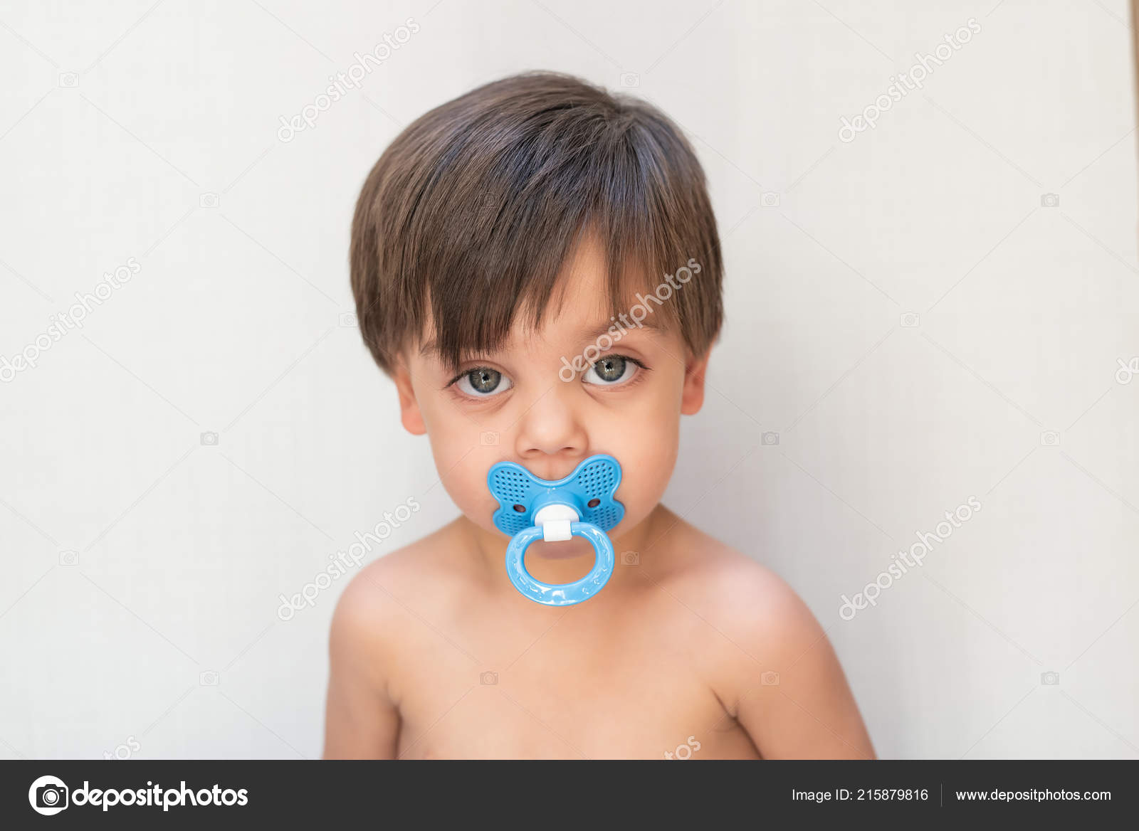 pacifier in mouth
