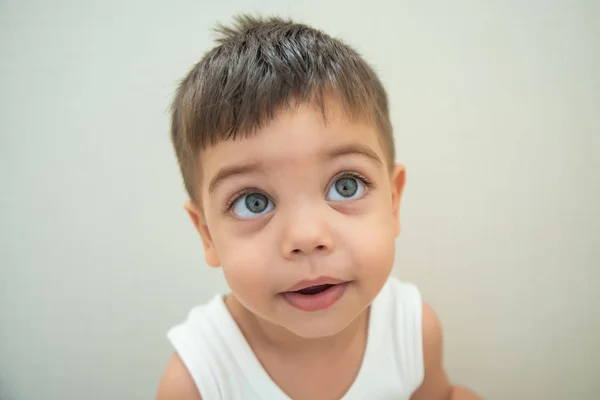 Roztomilý Baby Boy Batole Portrét — Stock fotografie