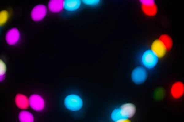 Bokeh Abstraktní Rozostřeného Pozadí Světlo Úniky — Stock fotografie