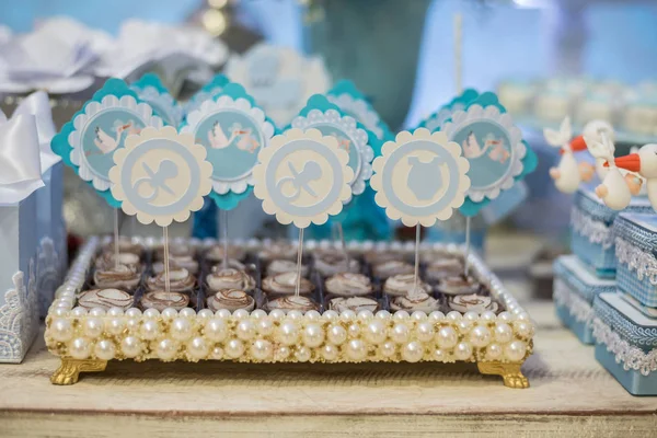 Dulces Brasileños Tradicionales Baby Shower —  Fotos de Stock