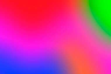 Belirsiz birincil renklere sahip bulanık pop soyut arkaplanı