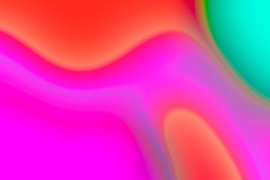 Belirsiz birincil renklere sahip bulanık pop soyut arkaplanı