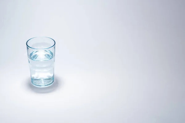 Traditional Glass Cup White Background — Stock Photo, Image