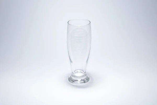 Traditional Glass Cup White Background — Stock Photo, Image