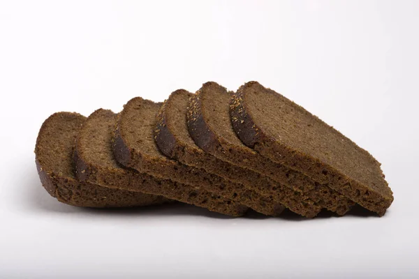 Brot Obilí Potravinářské Skupiny Černý Chléb Druh Chleba Vrcholu Plátky — Stock fotografie