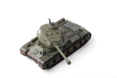 Yalıtılmış bir arka plan üzerine Sovyet ağır tank birlikleri.