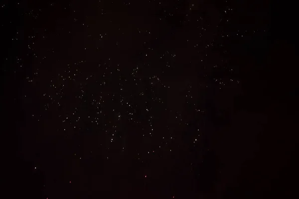 Яркий Фейерверк Против Ночного Неба Фейерверки Ночном Небе — стоковое фото