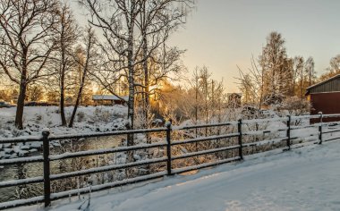 Filipstad/İsveç üzerinden winterwalk