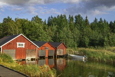 Doğu kıyısında güzel İsveç'te Tatil