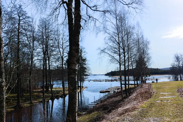 Varmland Berglags运河 有船闸系统 — 图库照片
