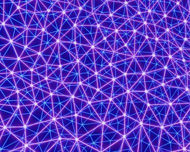 Soyut ağ bağlantısı. Web sitesi, duvar kağıdı, poster, afiş, reklam, kapak ve baskı malzemeleri için. Yaratıcı sanat, modern soyut kavram. 3d illüstrasyon