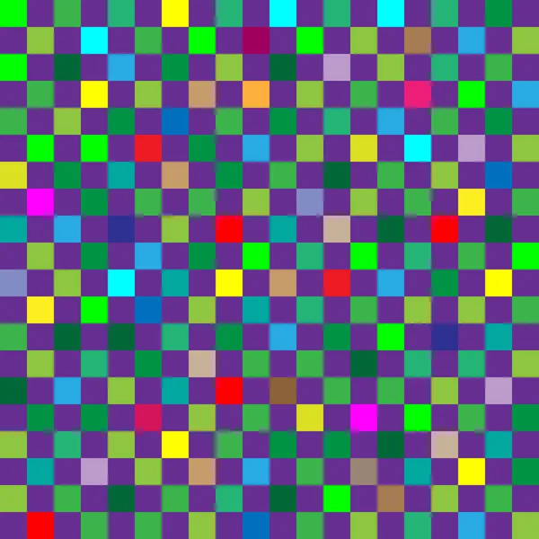 棋盘方块彩色抽象背景向量 咀嚼纹理无缝模式 — 图库矢量图片