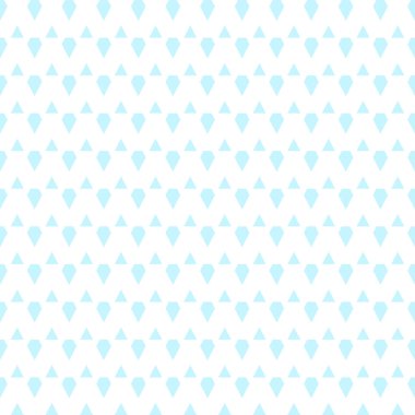 Beyaz bir arkaplanda mavi üçgenler kusursuz desen