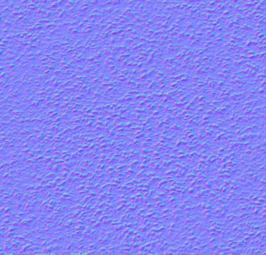 Chia çekirdeği yüzeyinin normal bir haritası, 3d oluşturma