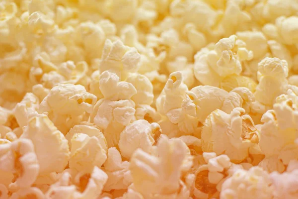 Latar Belakang Popcorn Asin Klasik Film Makanan Cepat Saji — Stok Foto