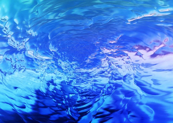Latar belakang air laut biru bersih, 3d render — Stok Foto