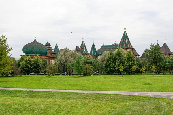 Moskva Rusko Září2020 Dřevěný Palác Cara Alexeje Michajloviče Romanova Dům — Stock fotografie