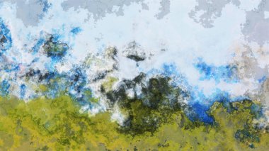 4K watercolor abstract digital texture with grainy marbled effect.