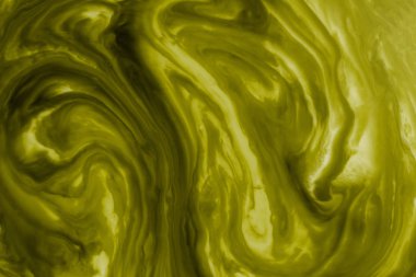 Sarı sıvı mürekkep arka plan girdap