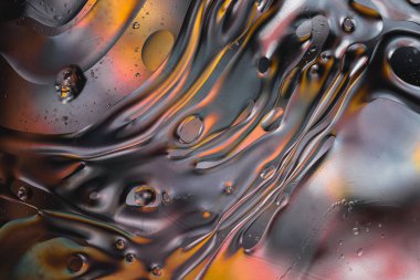 Renkli sıvı soyut dokulu arka plan swirls. Su sıçrama. Makro fotoğrafçılık