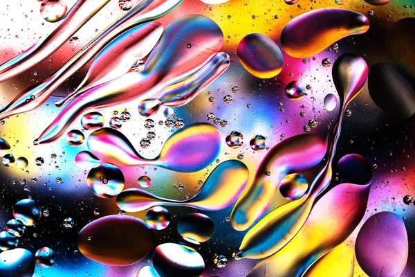 Renkli sıvı soyut dokulu arka plan swirls. Su sıçrama. Makro fotoğrafçılık