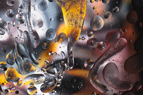 Renkli sıvı soyut dokulu arka plan swirls. Su sıçrama. Makro fotoğrafçılık