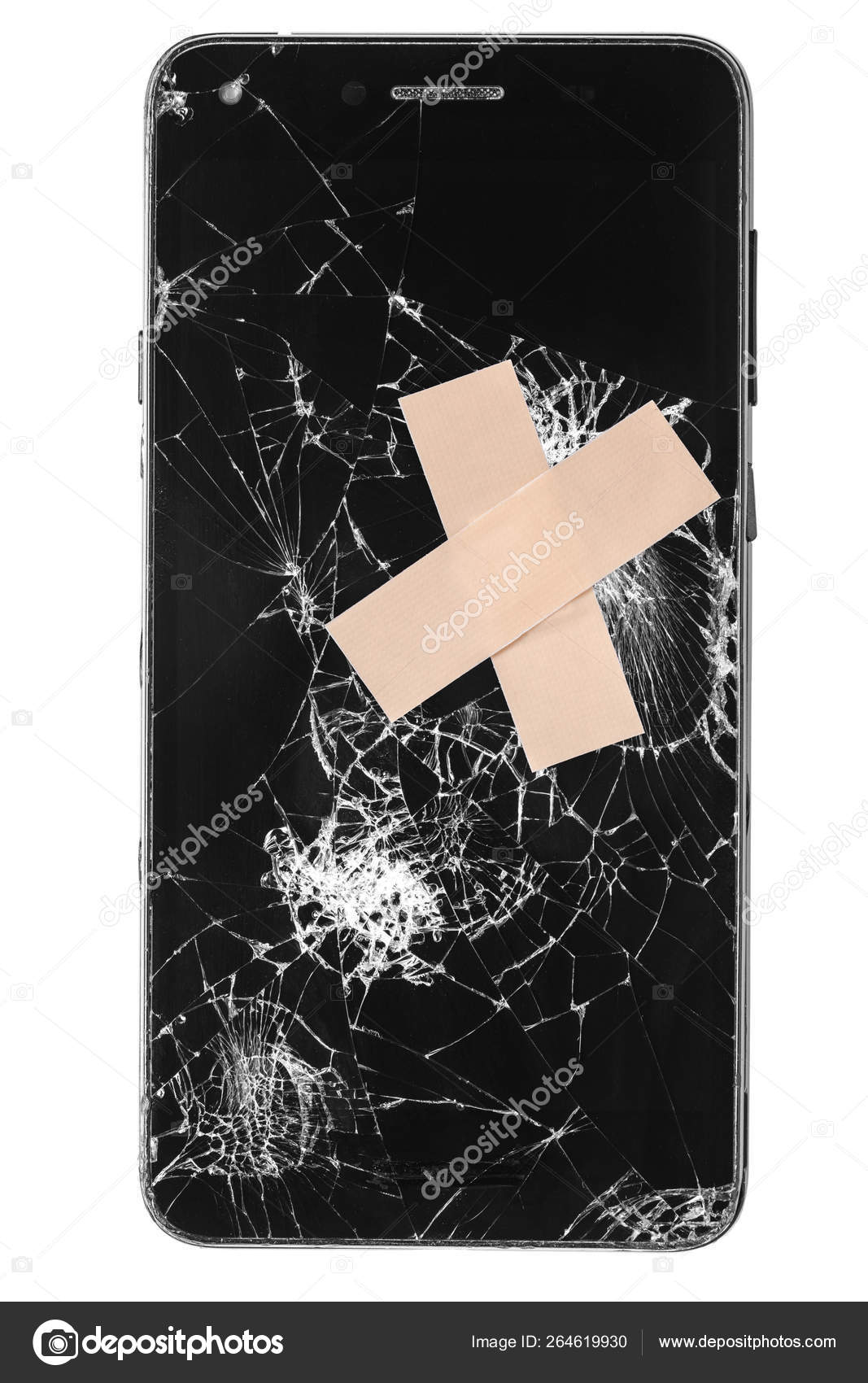 Ecran Casse Telephone Portable Telephone Portable Smartphone Avec Des Points Image Libre De Droit Par Photopsist C