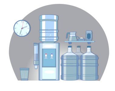 Ofis kahve molası köşesi