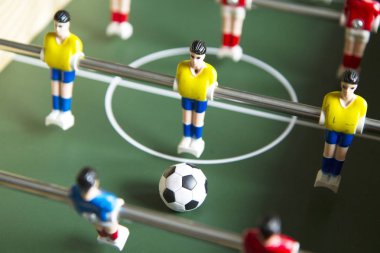 Tablo socker oyun ve oyuncu görüntüyü kapat